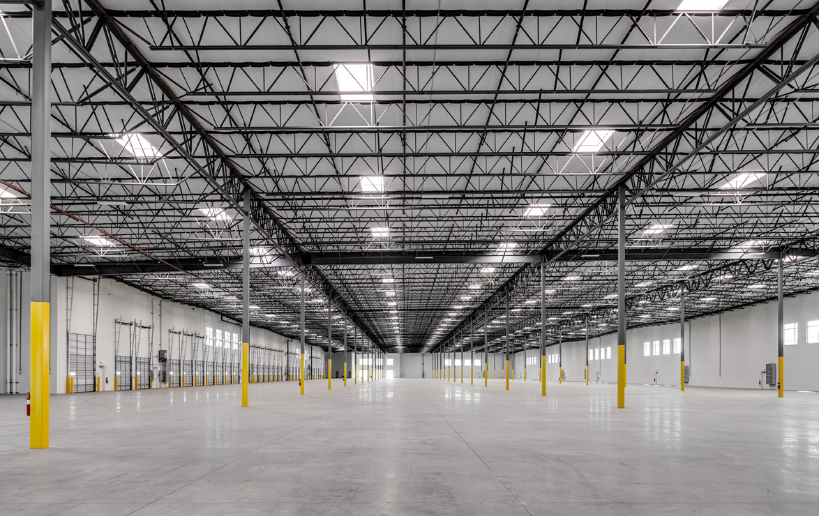 Industrial warehouse interior Inland Empire California